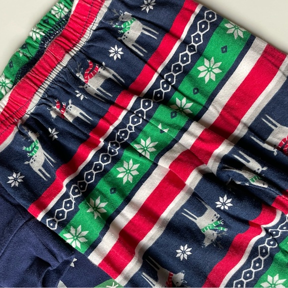 Let it Snow Gymboree 2T Holiday Reindeer pajamas -snug fit - Picture 2 of 6